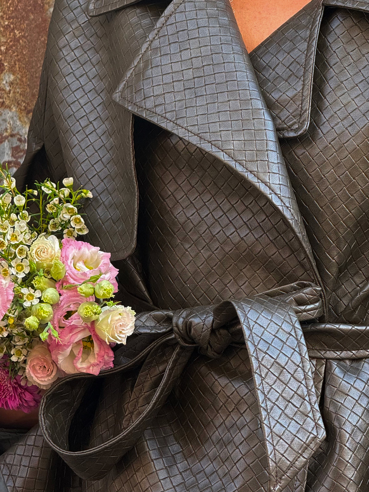 Veste écaille Angèle — Olive