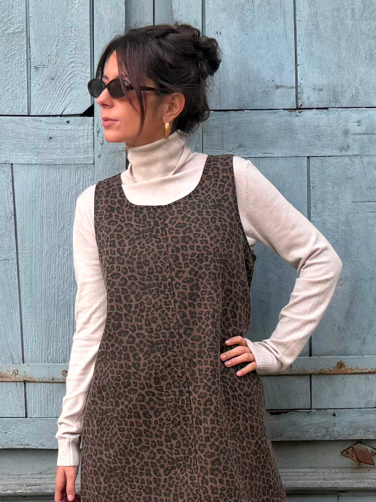 Col roulé Malorie — Beige