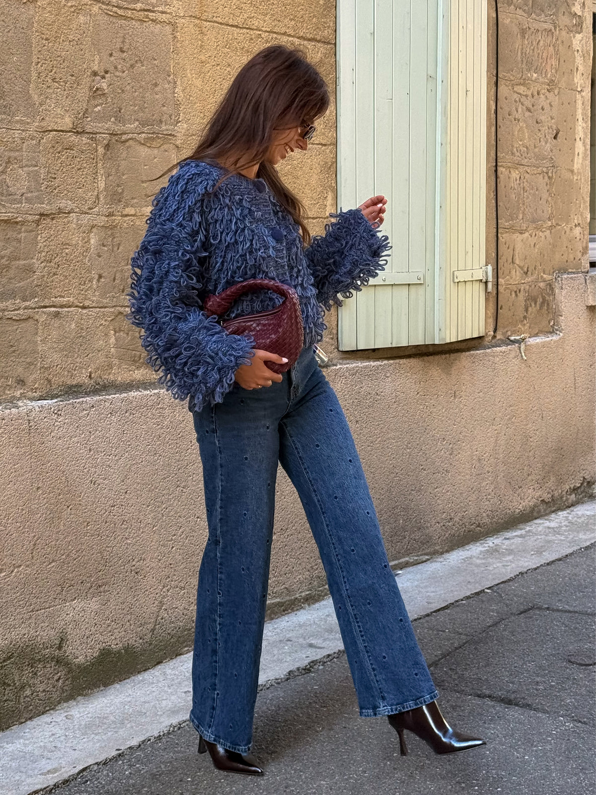 Jean Wide Straight brodé - Emma