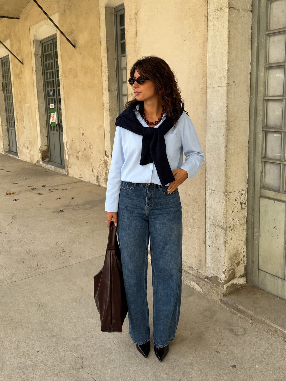 Chemise Clara – Bleu