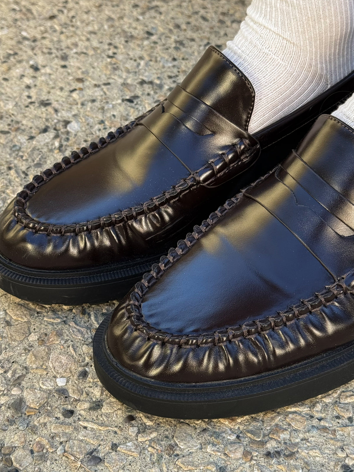 Mocassins Camille – Chocolat