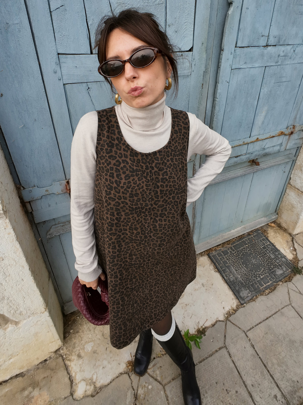 Robe léopard — Lucie