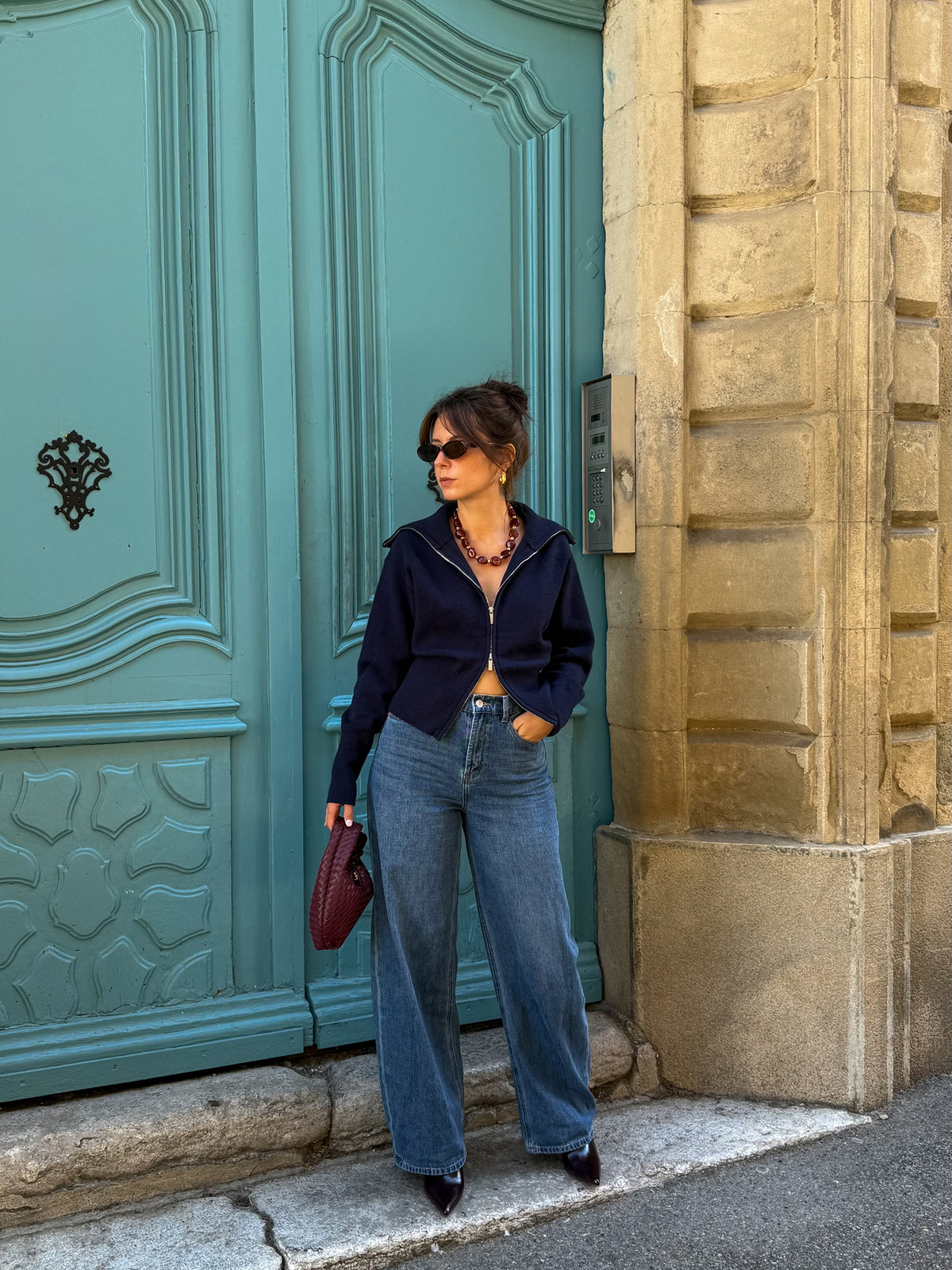 Gilet zip Provence – Marine