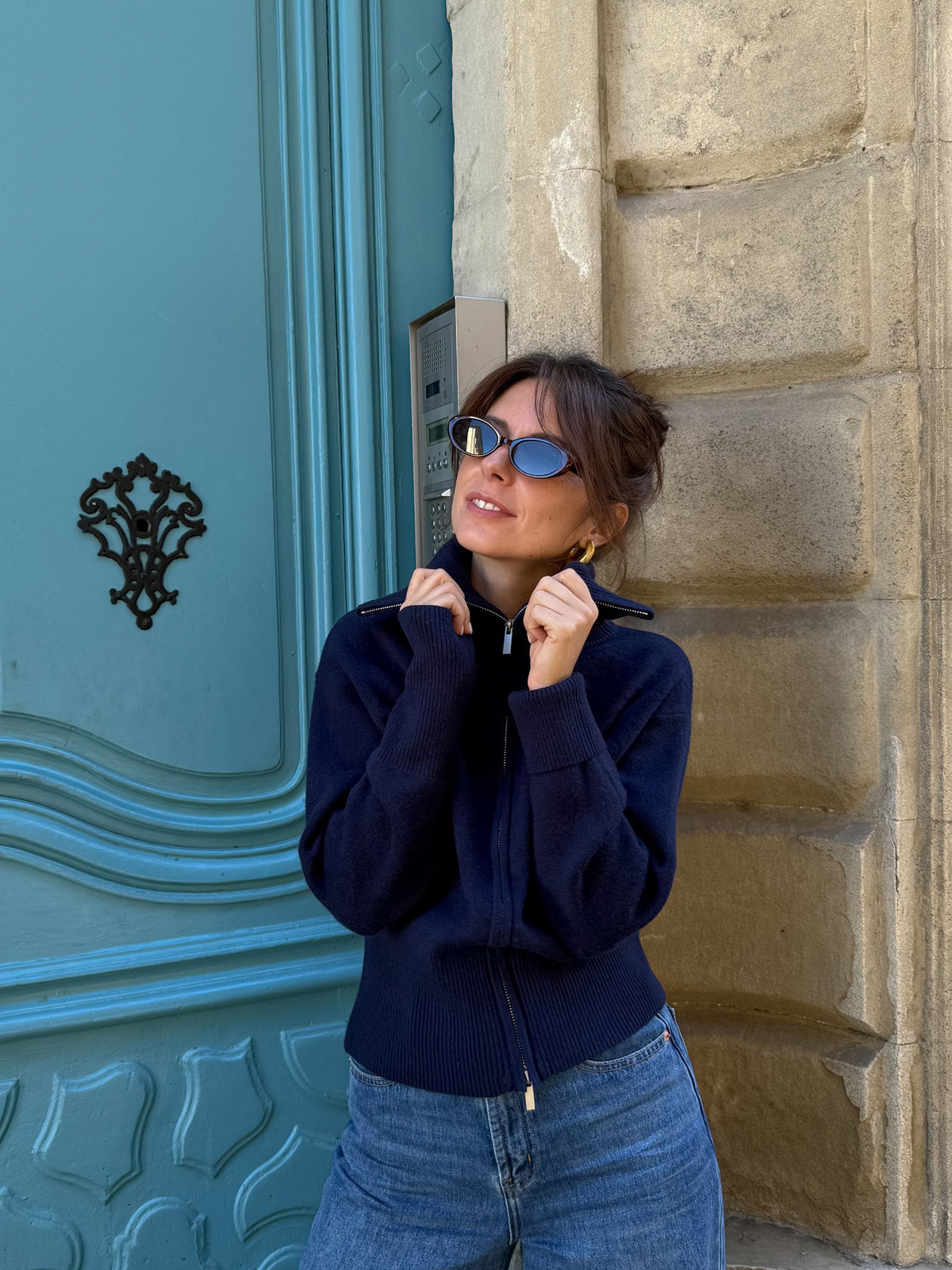 Gilet zip Provence – Marine
