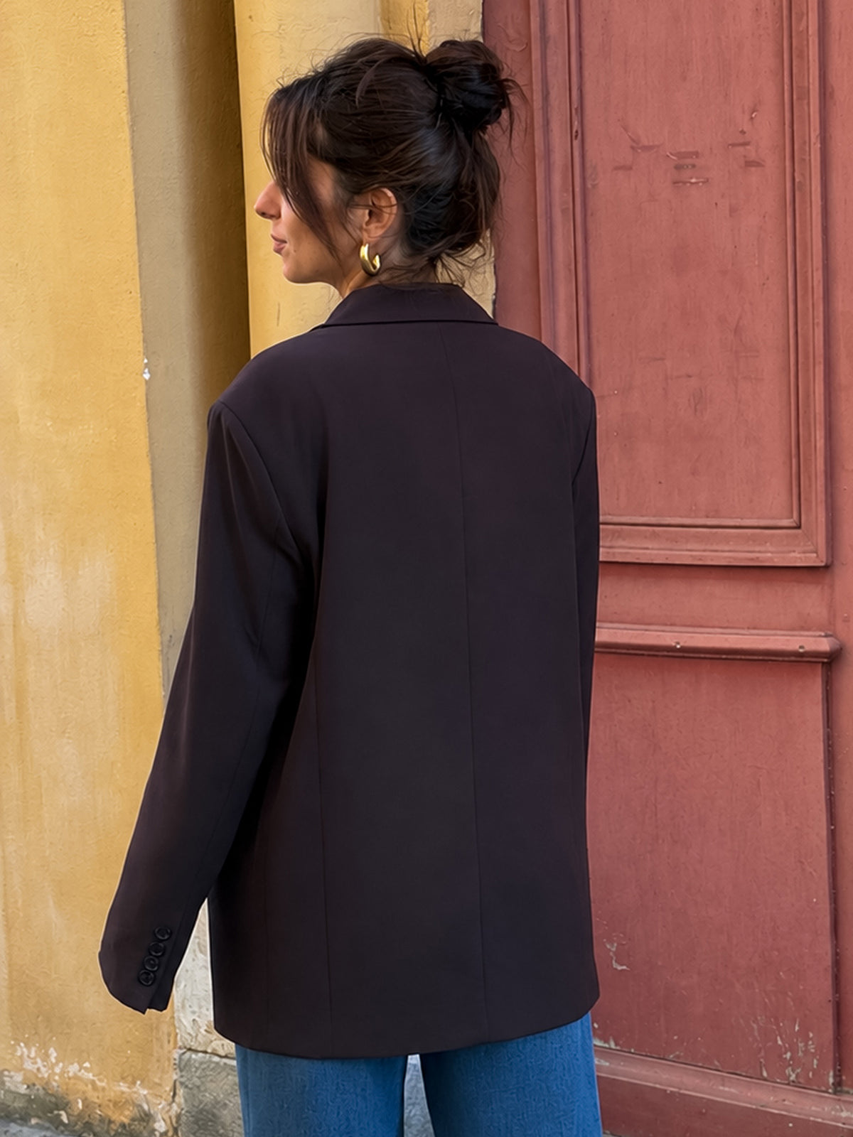 Blazer oversize Jade – Café