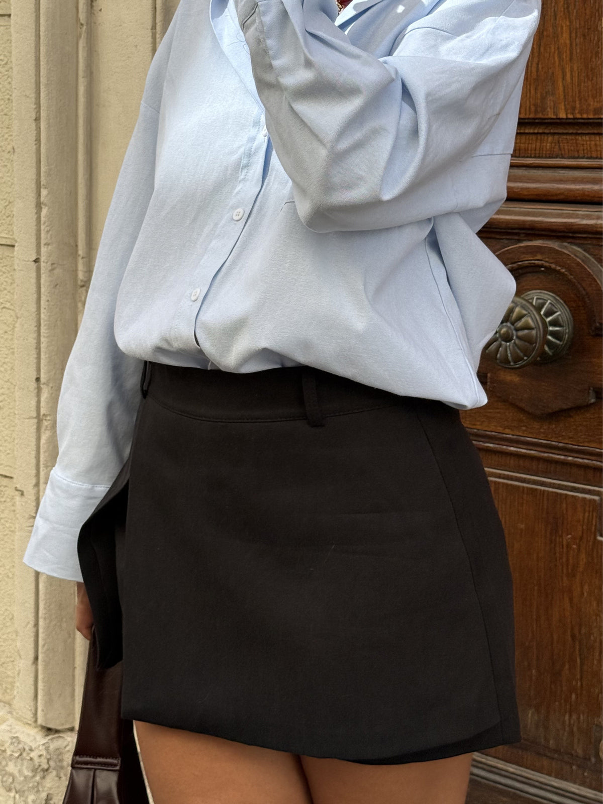 Jupe-short Zoé – Noir
