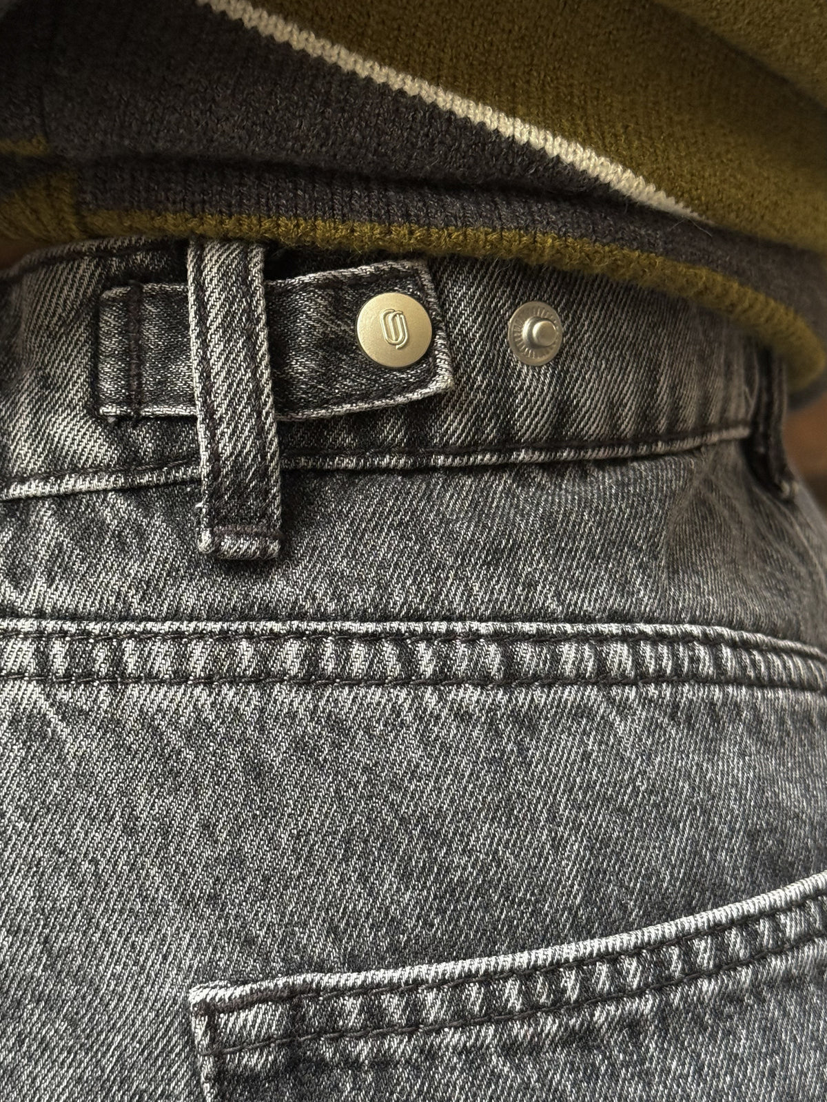 Jean barrel Sandra - Gris