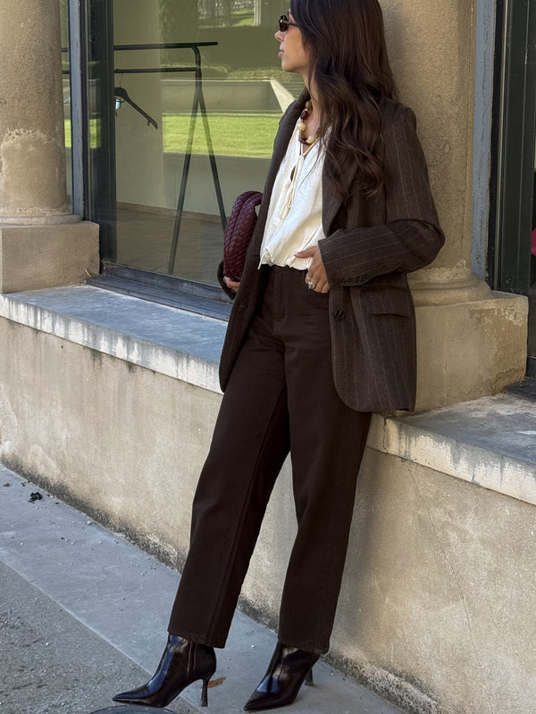 Jean barrel Juliette – Chocolat