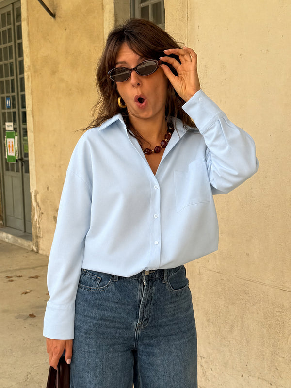 Chemise Clara – Bleu